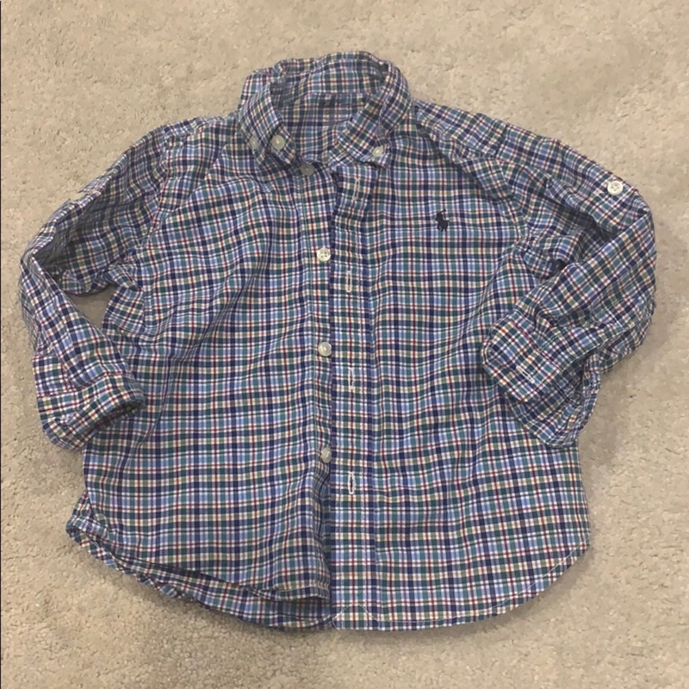 Plaid button down
